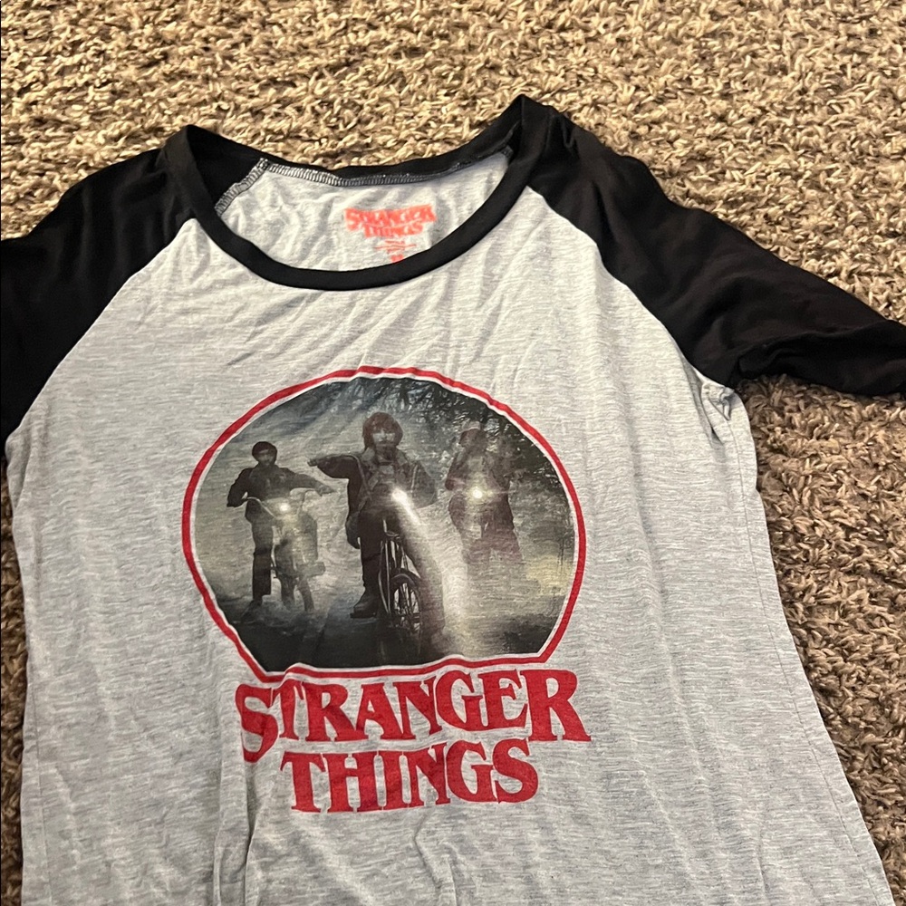 Stranger Things Graphic Raglan Tee - image 1